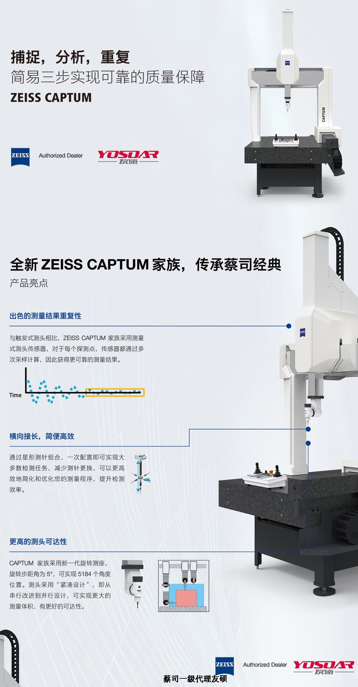 泉州蔡司泉州三坐标CAPTUM